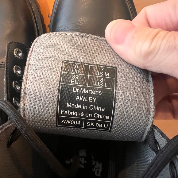 Dr. Martens Dark Brown Leather Boots - Picture 6 of 6